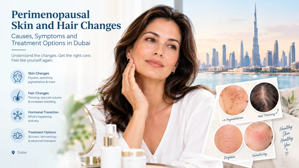 Perimenopausal Skin and Hair Changes
